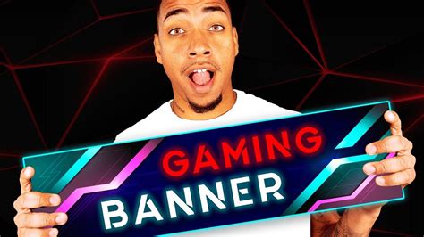The Easiest Way To Make A Yt Gaming Banner Step By Step Youtube