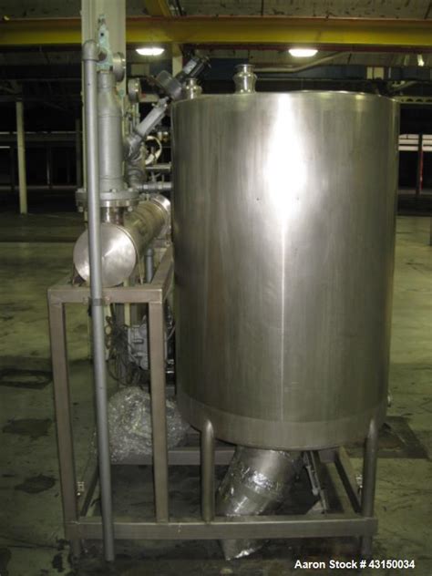 Used Cip Skid Containing 1 Approx 200 Gallon