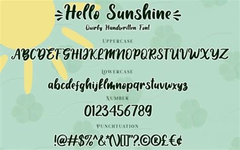 Hello Sunshine Script Font