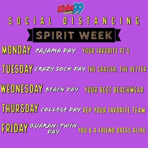 Spirit Week Themes