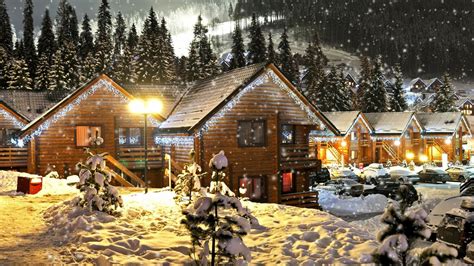 Log Cabin Winter Wallpapers Top Free Log Cabin Winter Backgrounds