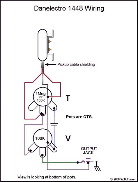 Danelectro Wiring Diagram