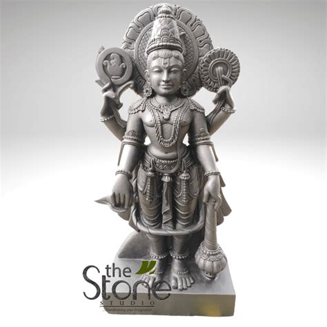 Vishnu Murti 3ft Buy Black Divine Idol The Stone Studio