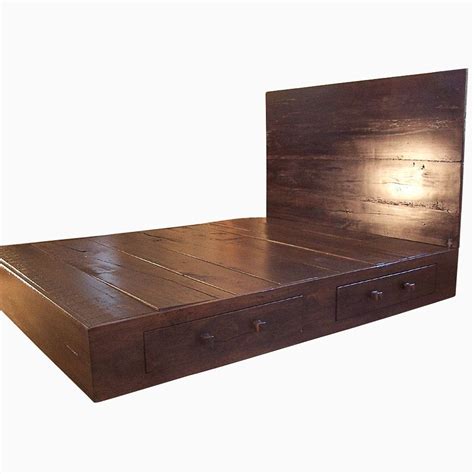 Buy A Hand Made Reclaimed Wood Platform Bed Made To Order
