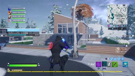 When playing fortnite on pc, you can't talk to your mates because your mic doesn't work in fortnite? Destroy Snowflake Decorations Guide - Fortnite Winterfest ...