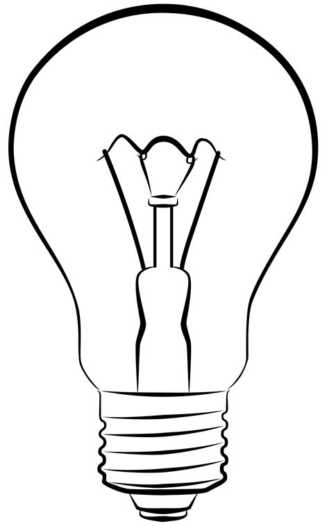 Light Bulbs Drawings Craluxlightingcom Clipart Best Clipart Best