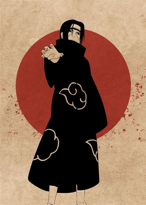 Itachi Uchiha Poster By Everything Anime Displate Personagens De