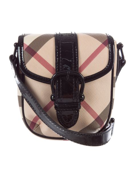 Burberry Mini Nova Check Crossbody Bag Handbags Bur44927 The Realreal