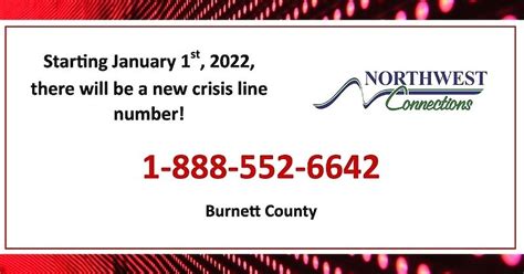 Notice New Burnett County Crisis Phone Number Now Active Recent News