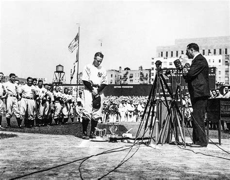 Lou Gehrig Farewell Speech Photograph By Albert Bolognese