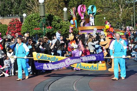A Dream Come True Celebrate Parade In Disney World Editorial Photo