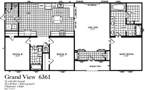 This 2063 square foot double wide home is available for delivery in texas, louisiana, arkansas, oklahoma the first thing most homebuyers notice about the lodge style oak creek mobile home is the elegant covered porch. Grand View 6361 | Oak Creek Homes | Oak creek homes, Modular homes, Oak creek