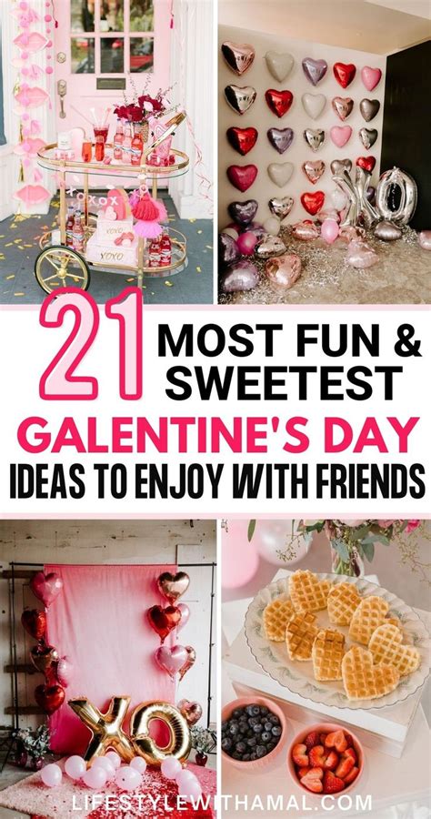 21 Insane Fun Galentine S Day Ideas To Enjoy With Friends Galentines Day Ideas Valentines