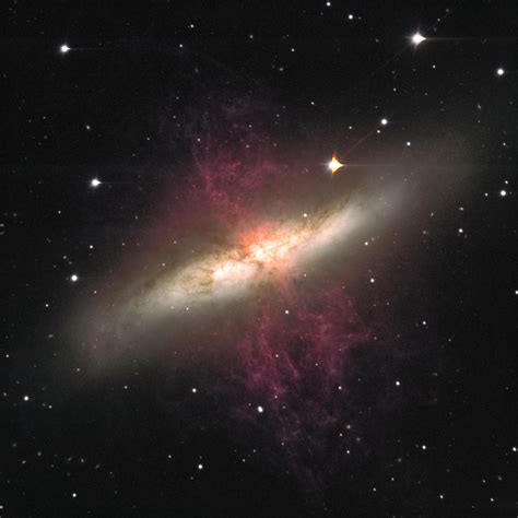 Views Into Space And Beyond Messier 82 Cigar Galaxy