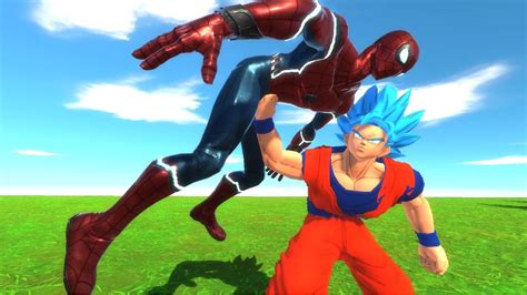 Goku Vs Spiderman Animal Revolt Battle Simulator Youtube