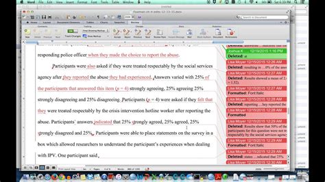Working In Review Mode In Microsoft Word YouTube