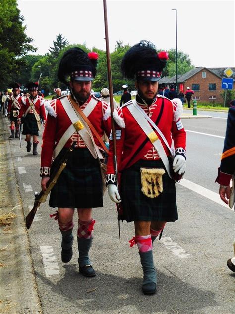 42nd Highlanders Reenactment Of The Battle Of Waterloo 2015 Battle