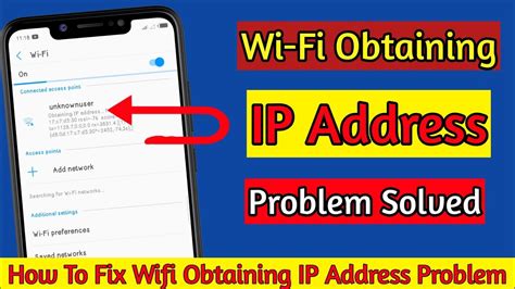 How To Fix Wifi Obtaining IP Address Problem Can T Connect To The Network YouTube