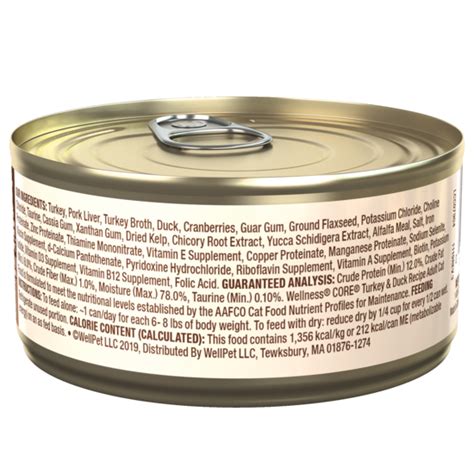 Wellness core signature selects natural canned cat food. Wellness CORE Classic Pâté for Cats: Smooth Turkey & Duck ...