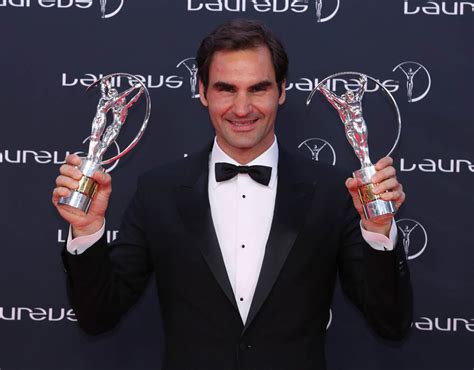 Roger Federer All Smiles After Winning Two Laureus Awards Best Pics