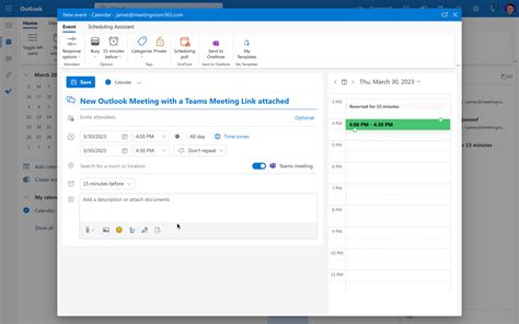 How To Set Up A Teams Meeting In Outlook