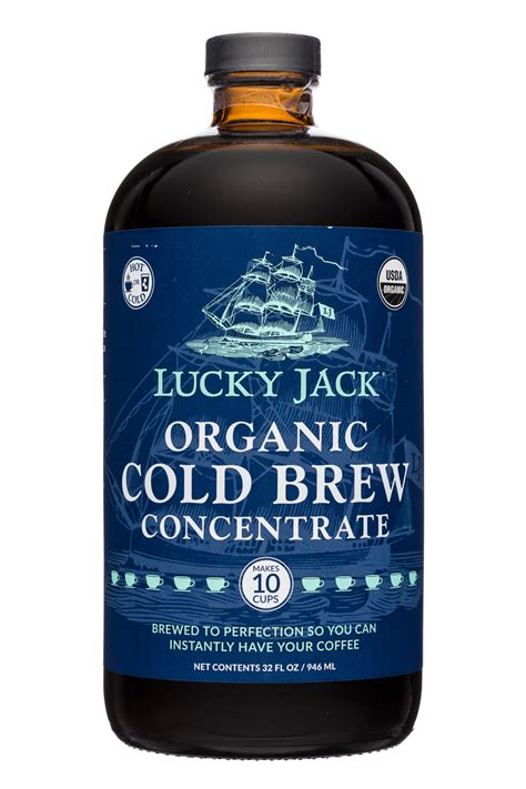Organic Cold Brew Concentrate Lucky Jack Cold Brew Coffee Bevnet