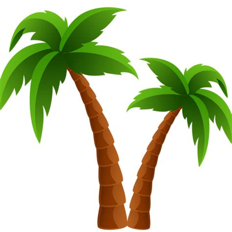 Sticker Tree Clip Art Transparent Palm Tree Emoji Png