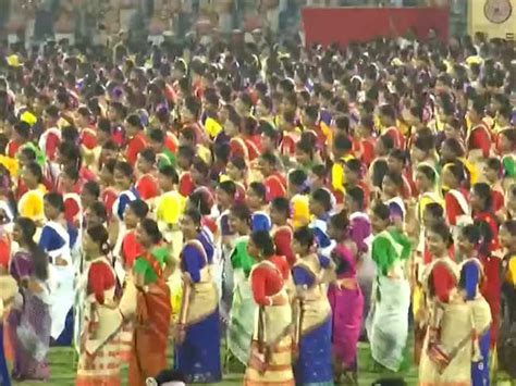 Bihu Performance With Dancers Drummers Enters Guinness World