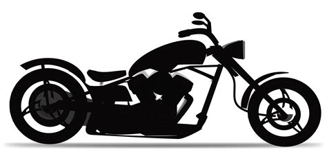 Harley Davidson Motorcycle Black And White Clip Art Rider Png