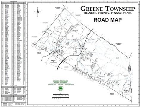 Township Maps Greene Township Franklin County Pennsylvania