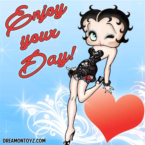 Betty Boop Good Day Greeting Betty Boop Betty Boop Pictures Betty