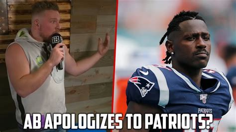 Antonio Brown Apologizes To The Patriots Youtube