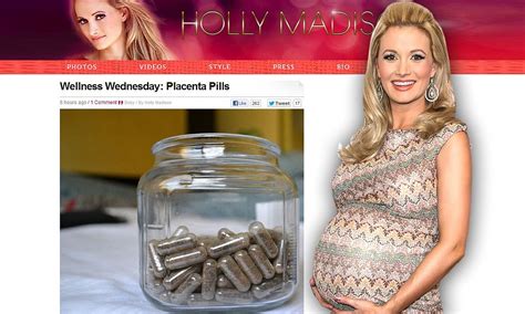 pregnant holly madison reveals she plans to have her placenta turned into pills daily mail online
