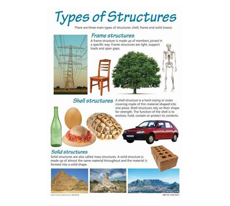 Chart Types Of Structures Wallchart Makro