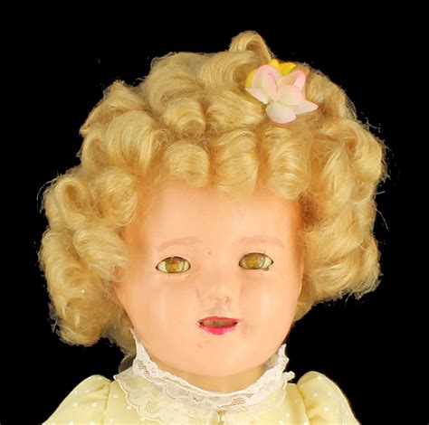 vintage 1930 s ideal shirley temple 18 sleepy eye composition toy doll