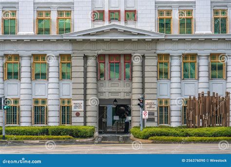 Exterior Facade Shot of the Old Hill Street Police Station Building