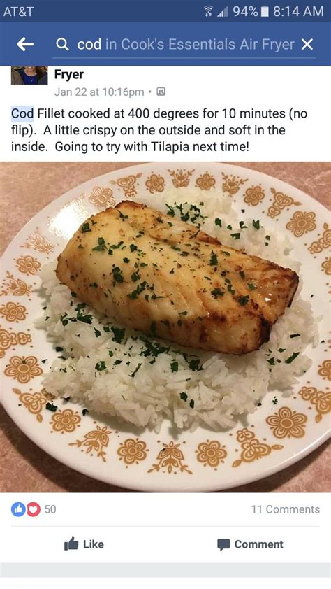 Check spelling or type a new query. Cod fish | Air fryer healthy recipes, Baked fish recipes ...