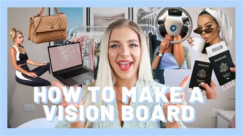 How To Make A Vision Board That Really Works Law Of Attraction Youtube