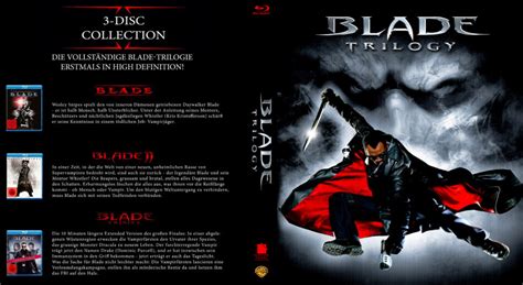 Blade Trilogy Blu Ray Cover 2004 German Custom