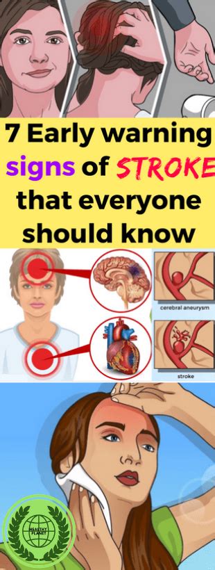 7 Early Warning Signs Of Stroke That Everyone Should Know Healthy
