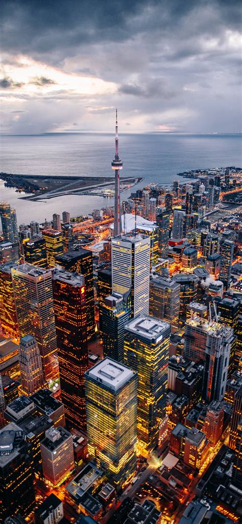 Above The City Of Toronto Iphone Wallpapers Free Download