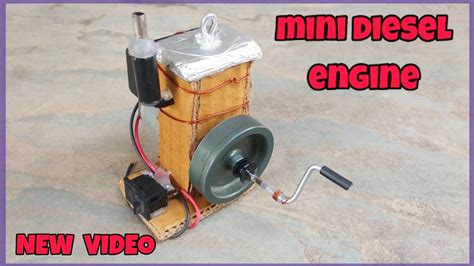 How To Make A Diesel Engine At Home Mini Diesel Engine From Cardboard