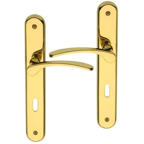 Sélection de poignée de porte en laiton pour l'intérieur de la maison. Poignée de porte intérieure design en laiton poli - Achat ...