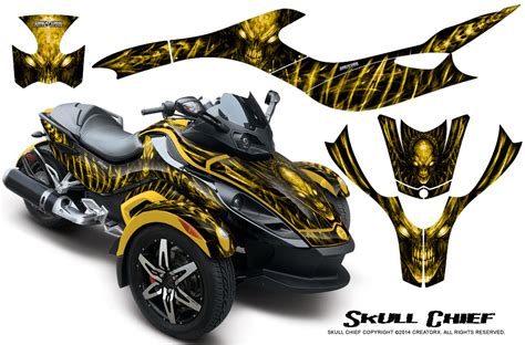 Decal Graphic Sticker Kit For Can Am Spyder Roadster Bike