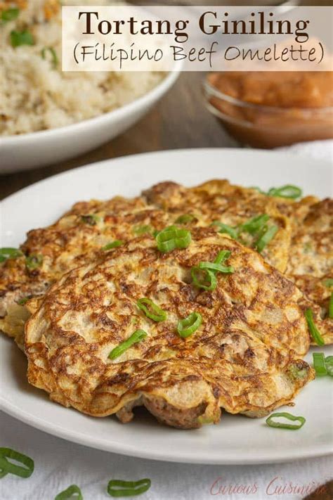 Quick and easy recipes for breakfast, lunch and dinner.find easy to make food recipes gestational diabetes ground beef. Tortang Giniling (Filipino Beef Omelette) • Curious Cuisiniere | Recipe | Breakfast brunch ...