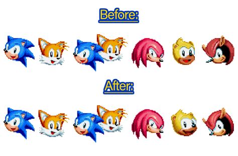 Revamped Icons Sonic Mania Mods