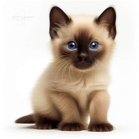 Baby Animals Collection Siamese Kitten By Scottflaherty On Deviantart