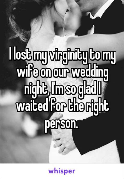 I Lost My Virginity To My Wife On Our Wedding Night Im So Glad I