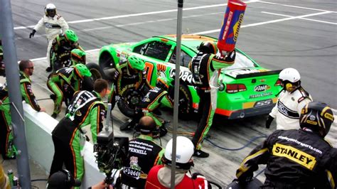 Danica Patrick Daytona 500 2013 Pits For Fuel And Tires Youtube