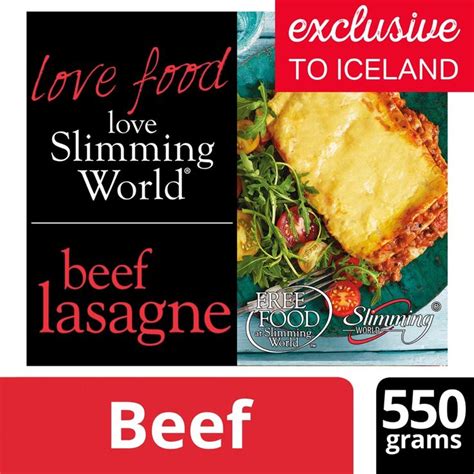 You don't need to fret about your blood sugar spiking when you eat out! Slimming World Free Food Beef Lasagne 550g | Italian ...